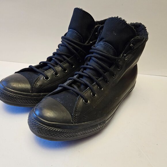 Converse Chuck Taylor All Star Leather High Top Boots Warm Unisex M9 W11 - Picture 5 of 15